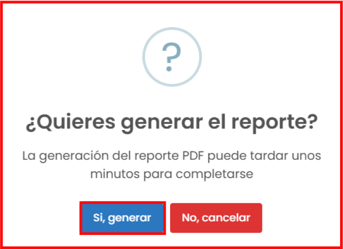 Generar reporte