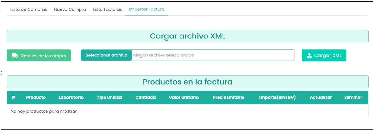Cargar archivo XML