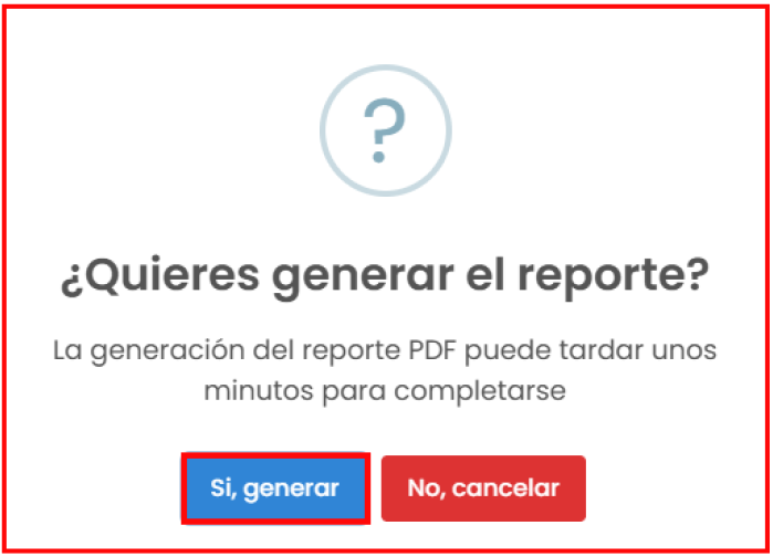 Confirmacion reporte