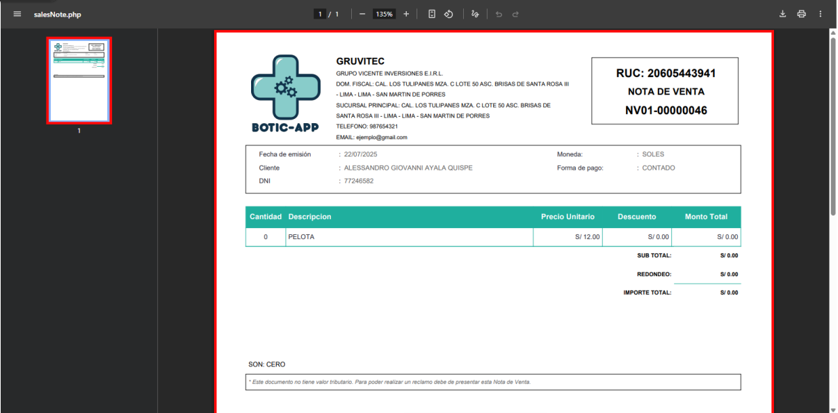 Lista de devoluciones